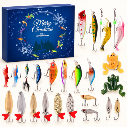 Fishmas™ - wędkarski kalendarz adwentowy z 24 okienkami
